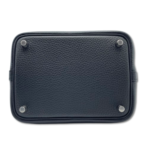 エルメス ピコタンロック PM ノワール トリヨンクレマンス シルバー金具 B刻印