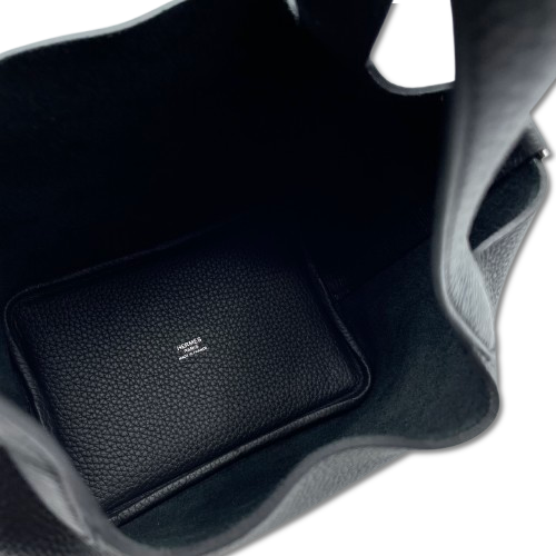 エルメス ピコタンロック PM ノワール トリヨンクレマンス シルバー金具 B刻印