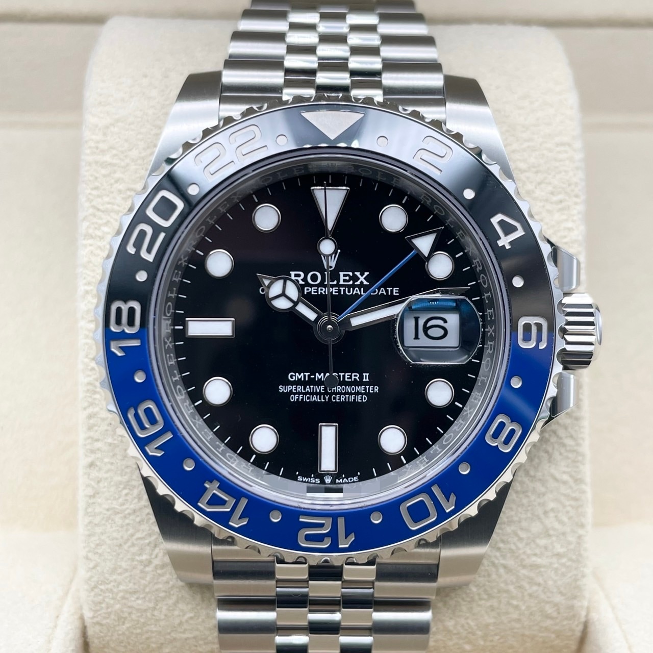 ロレックス GMTマスターII 126710BLNR バットマン ジュビリーブレス 40mm