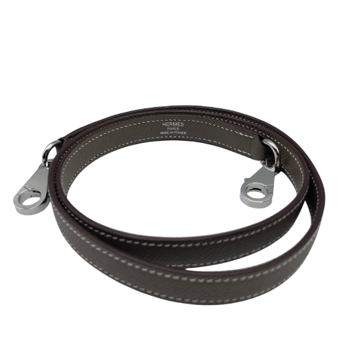 エルメス ケリー 25 エトゥープ エプソン シルバー金具 U刻印