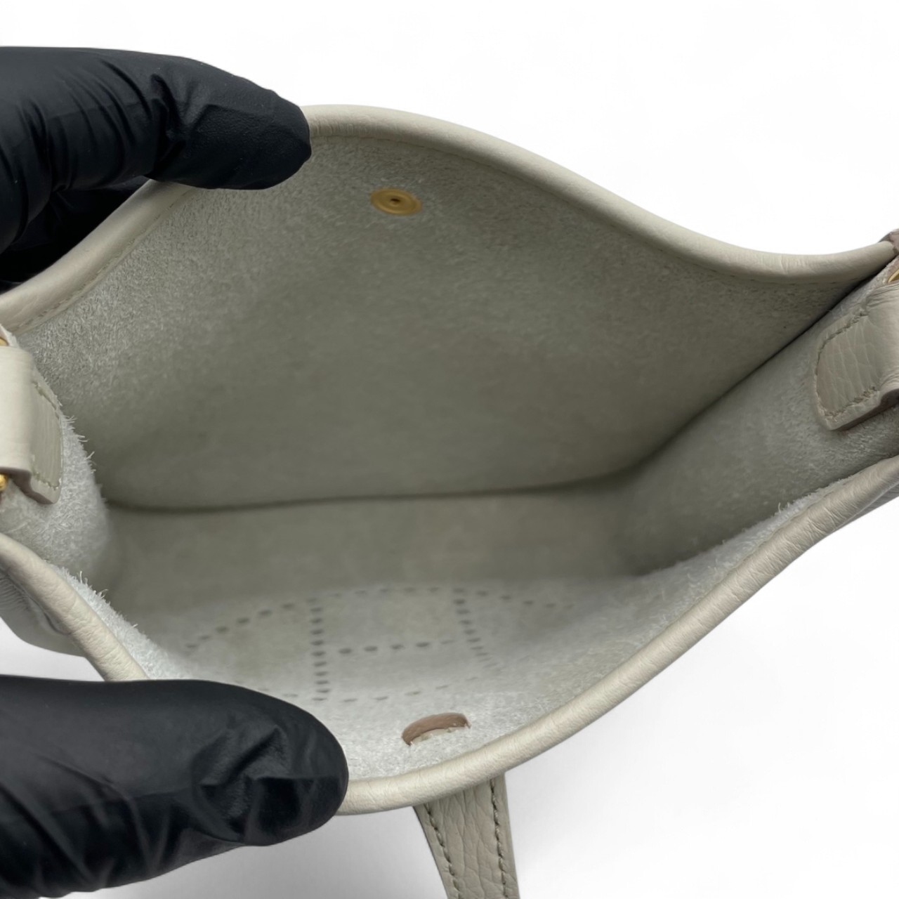 エルメス ミニエヴリン アマゾーヌ TPM べトン トリヨンクレマンス ゴールド金具 W刻印