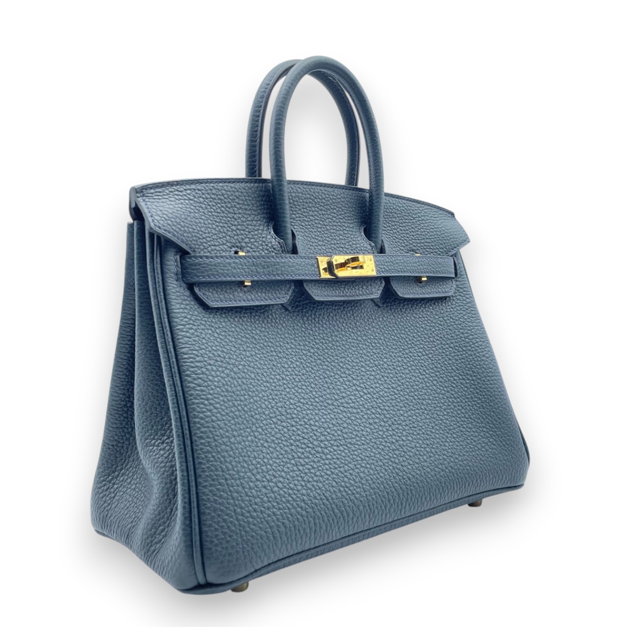 エルメス バーキン 25 ヴェールルソー トゴ ゴールド金具 D刻印