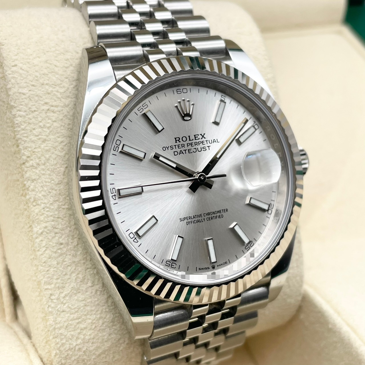 ロレックス デイトジャスト 126334 シルバー ジュビリーブレス 41mm