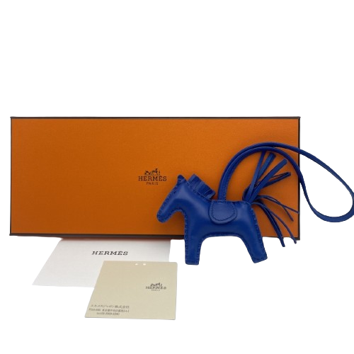 エルメス ロデオチャーム PM ブルーエレクトリック U刻印 - ブランド品