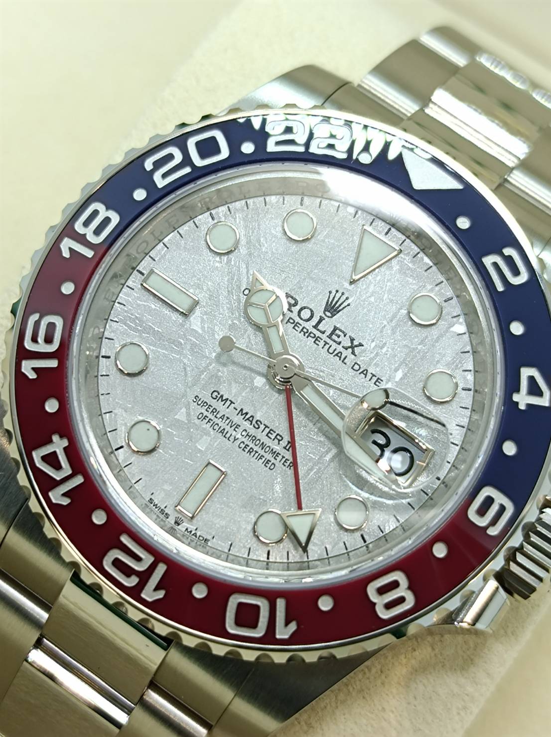 ロレックス GMTマスターII 126719BLRO オイスターブレスレット