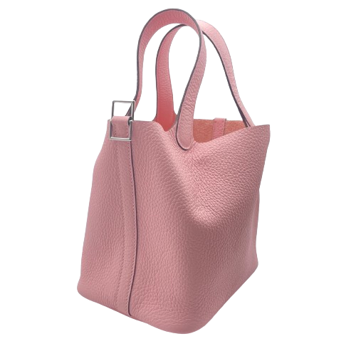 エルメス ピコタンロック PM  ローズサクラ トリヨンクレマンス  シルバー金具 B刻印