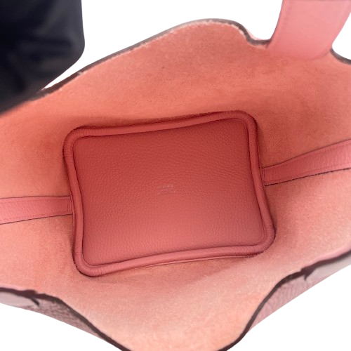 エルメス ピコタンロック PM  ローズサクラ トリヨンクレマンス  シルバー金具 B刻印