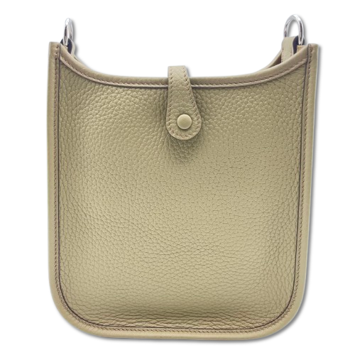 エルメス ミニエヴリン アマゾーヌ TPM ベージュマルファ トリヨンクレマンス シルバー金具 W刻印