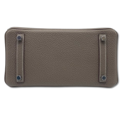 エルメス バーキン 25 エトゥープ トゴ シルバー金具 K刻印