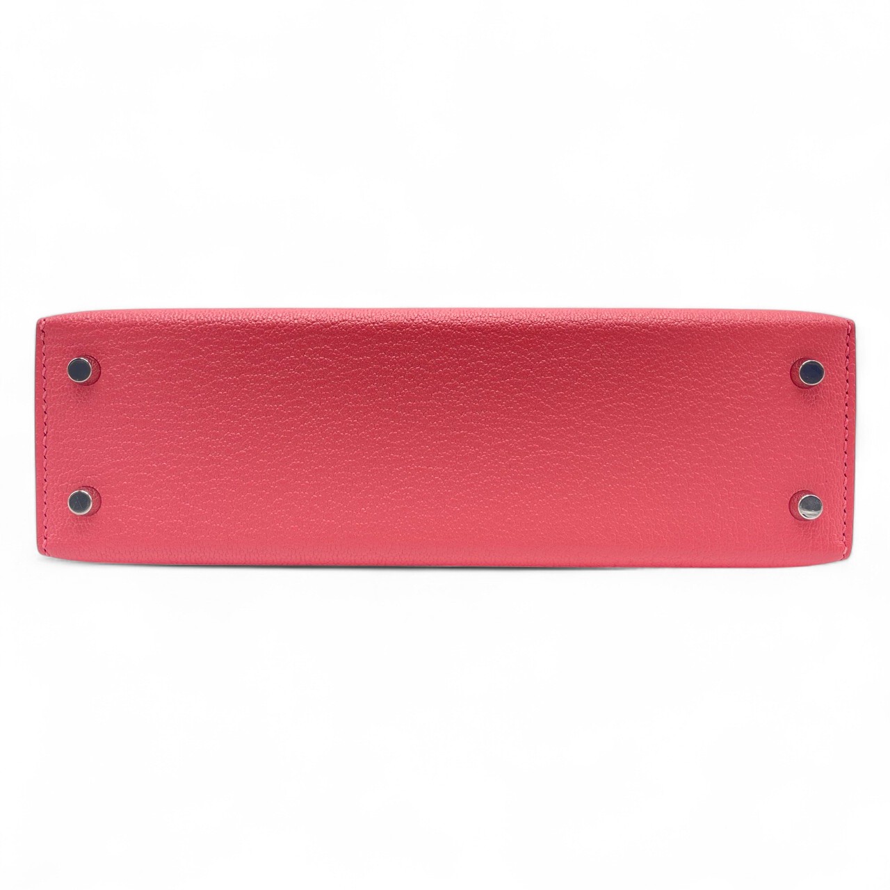 エルメス ミニケリー2 ヴェルソ ローズエテ シェーブル シルバー金具 B刻印