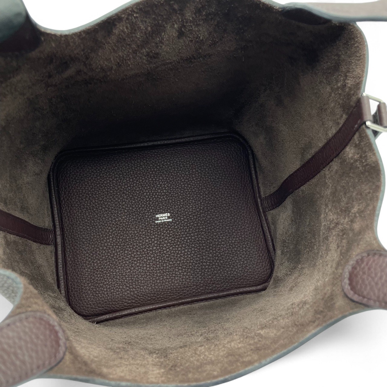 エルメス ピコタンロック MM ルージュセリエ トゴ シルバー金具 U刻印