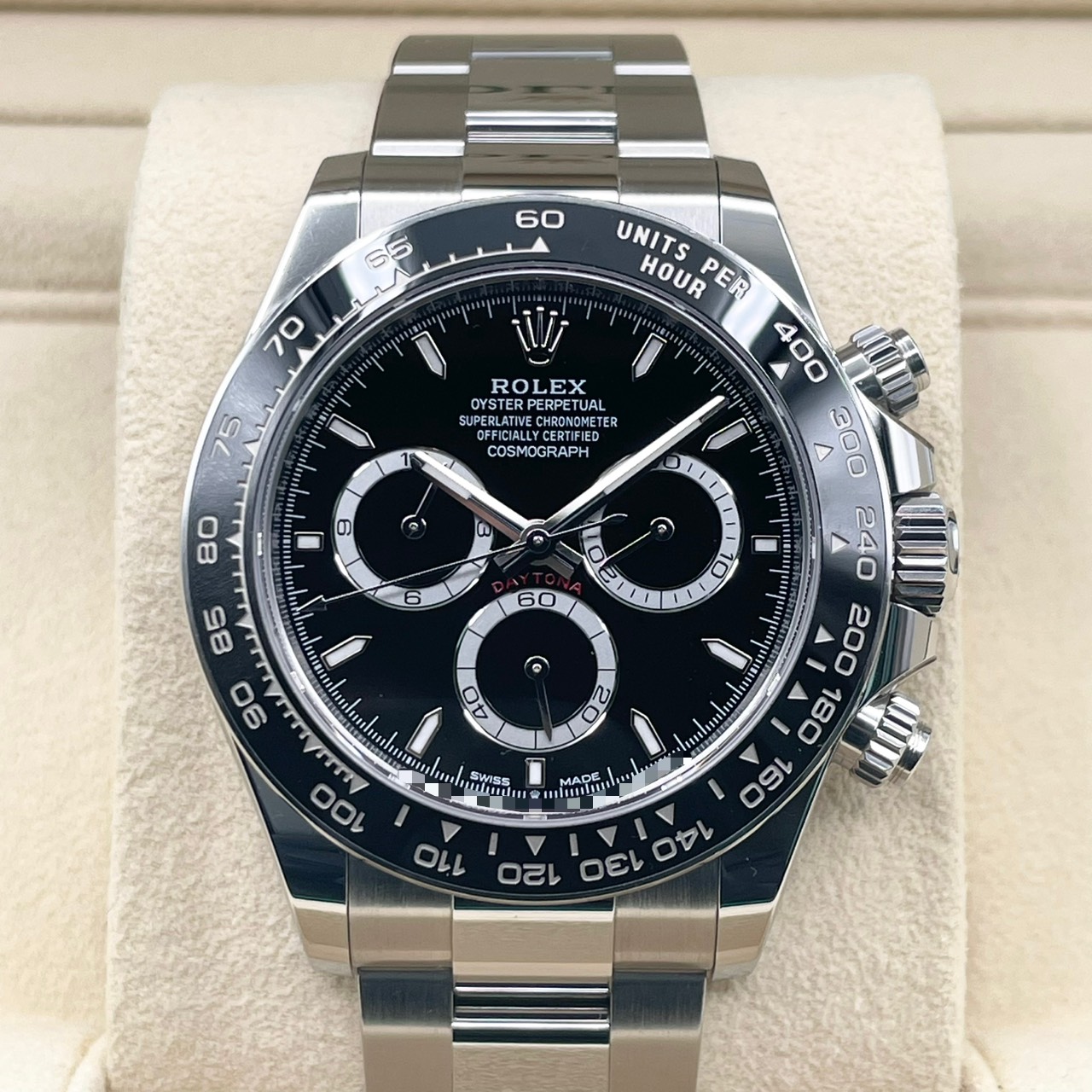 ロレックス デイトナ 126500LN ブラック ステンレススチール 40mm