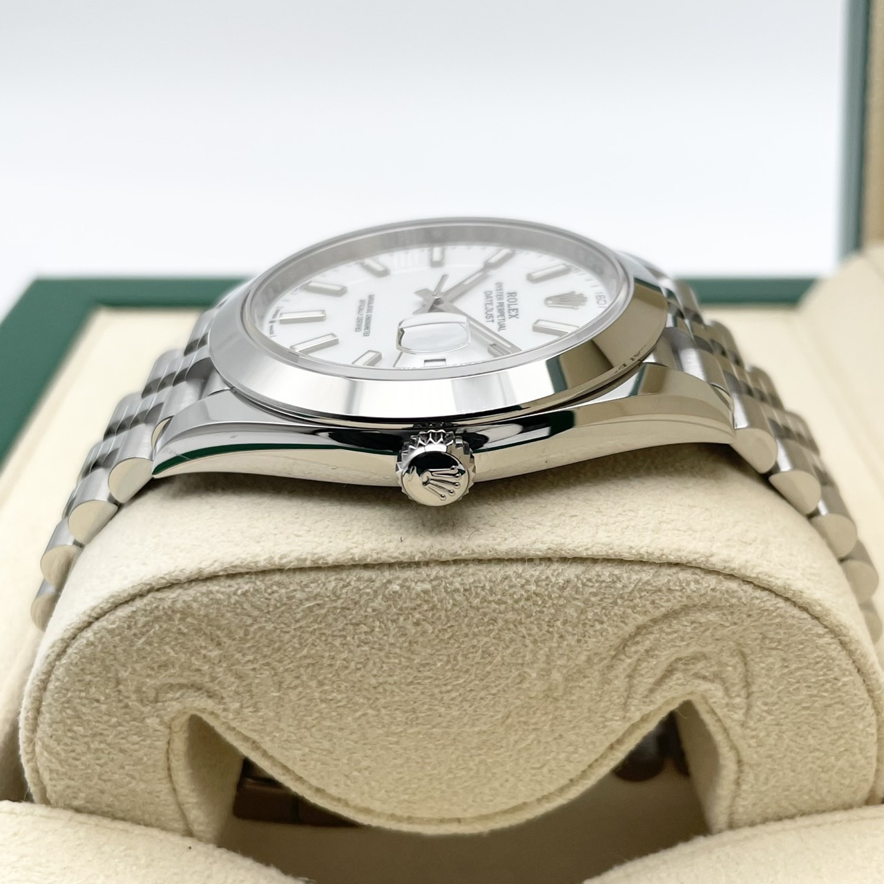 ロレックス デイトジャスト 126300 ホワイト ステンレススチール 41mm 