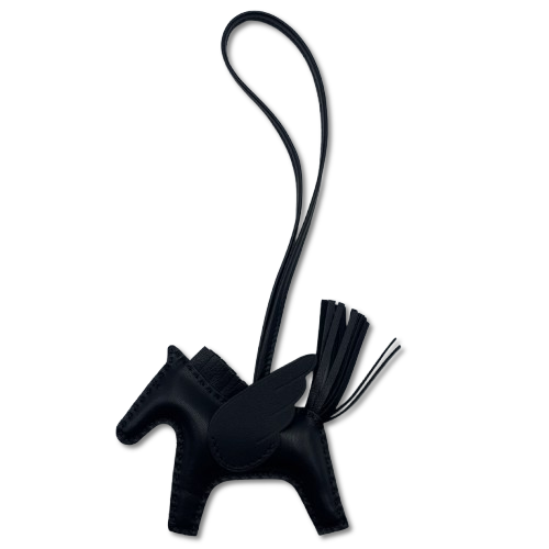 エルメス ペガサスチャーム PM ソーブラック W刻印