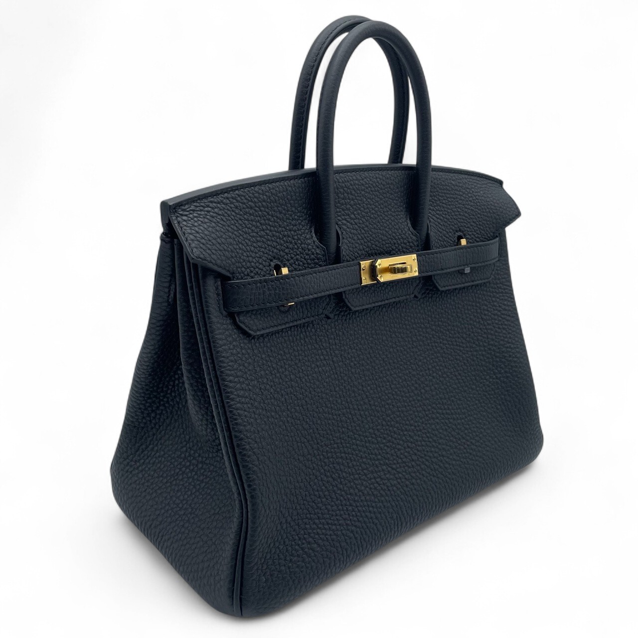 【現金特価】エルメス バーキン 25 ノワール トゴ ゴールド金具 W刻印