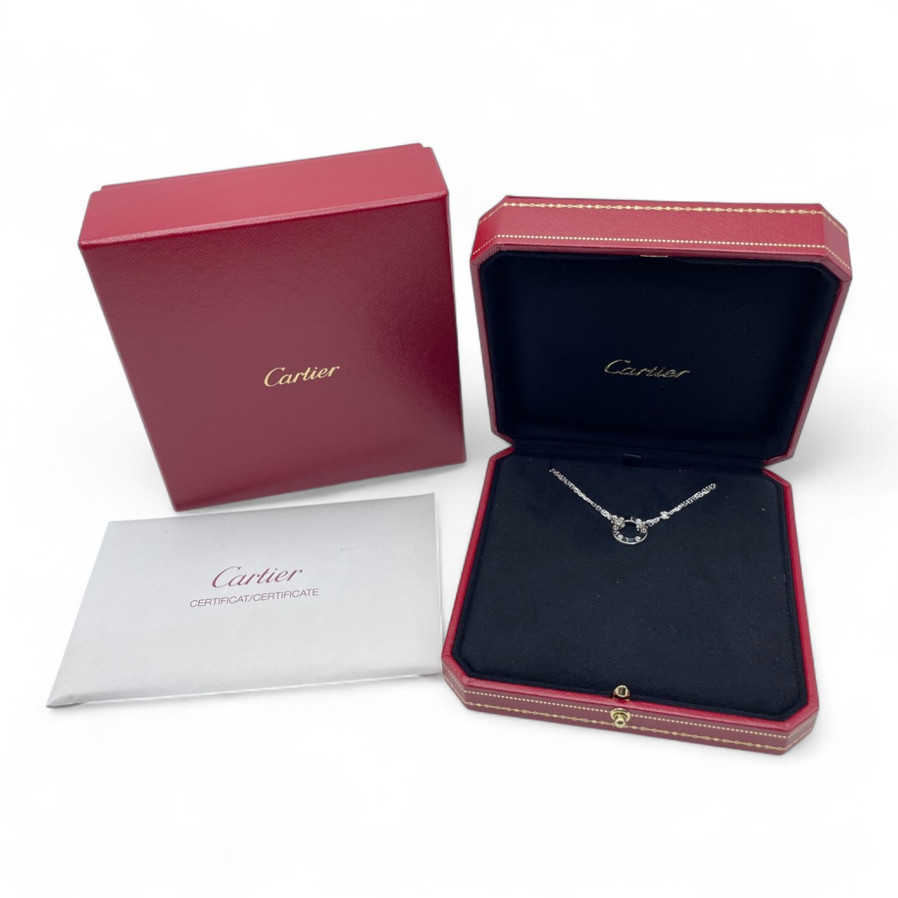 カルティエ ラブ サークルブレスレット B6038100 ダイヤモンド ホワイトゴールド