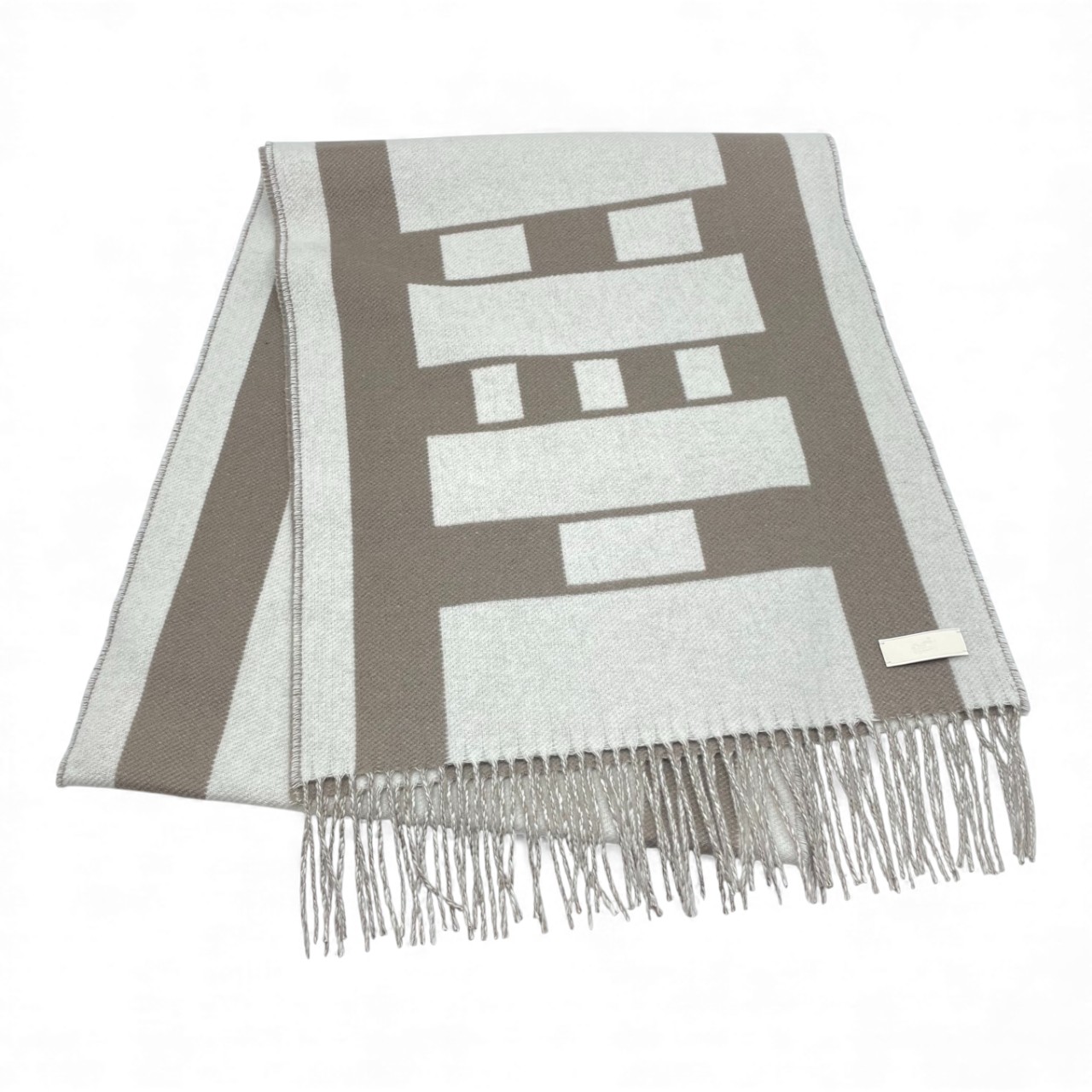 エルメス マフラー コンクール 40×195 イヴォワール / ピュス カシミヤ