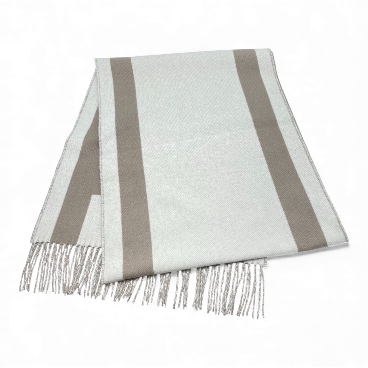 エルメス マフラー コンクール 40×195 イヴォワール / ピュス カシミヤ