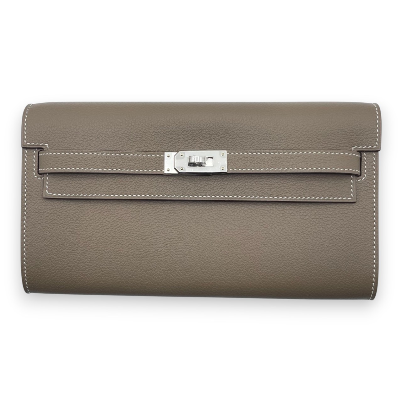 エルメス ケリートゥーゴー エトゥープ エヴァーカラー シルバー金具 K刻印