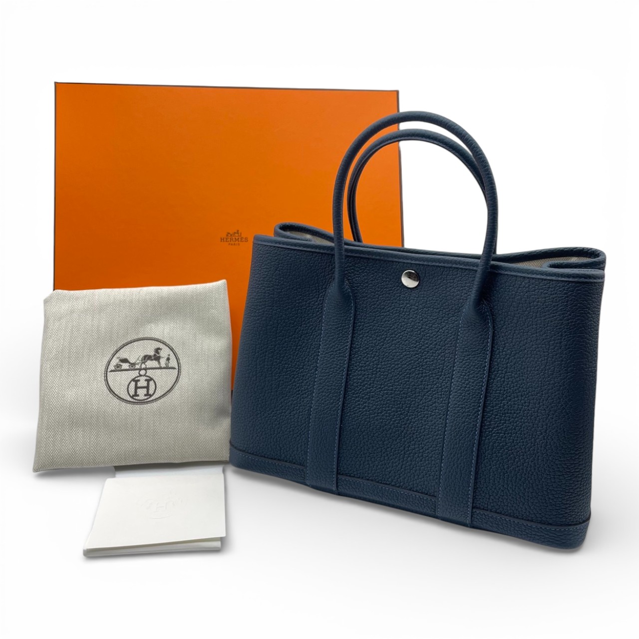 エルメス ガーデンパーティ TPM ブルードプリュス ネゴンダ シルバー