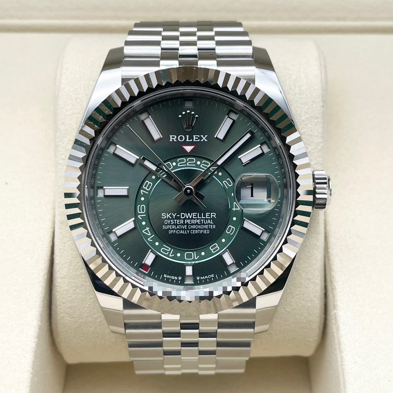 ロレックス スカイドゥエラー 336934 ミントグリーン ジュビリーブレス 42mm