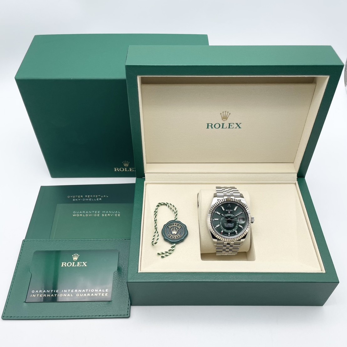 ロレックス スカイドゥエラー 336934 ミントグリーン ジュビリーブレス 42mm