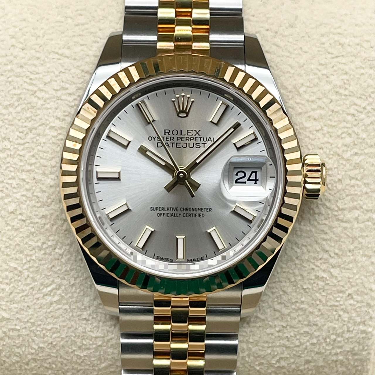 ロレックス レディ デイトジャスト 279173 シルバー ジュビリーブレス 28mm