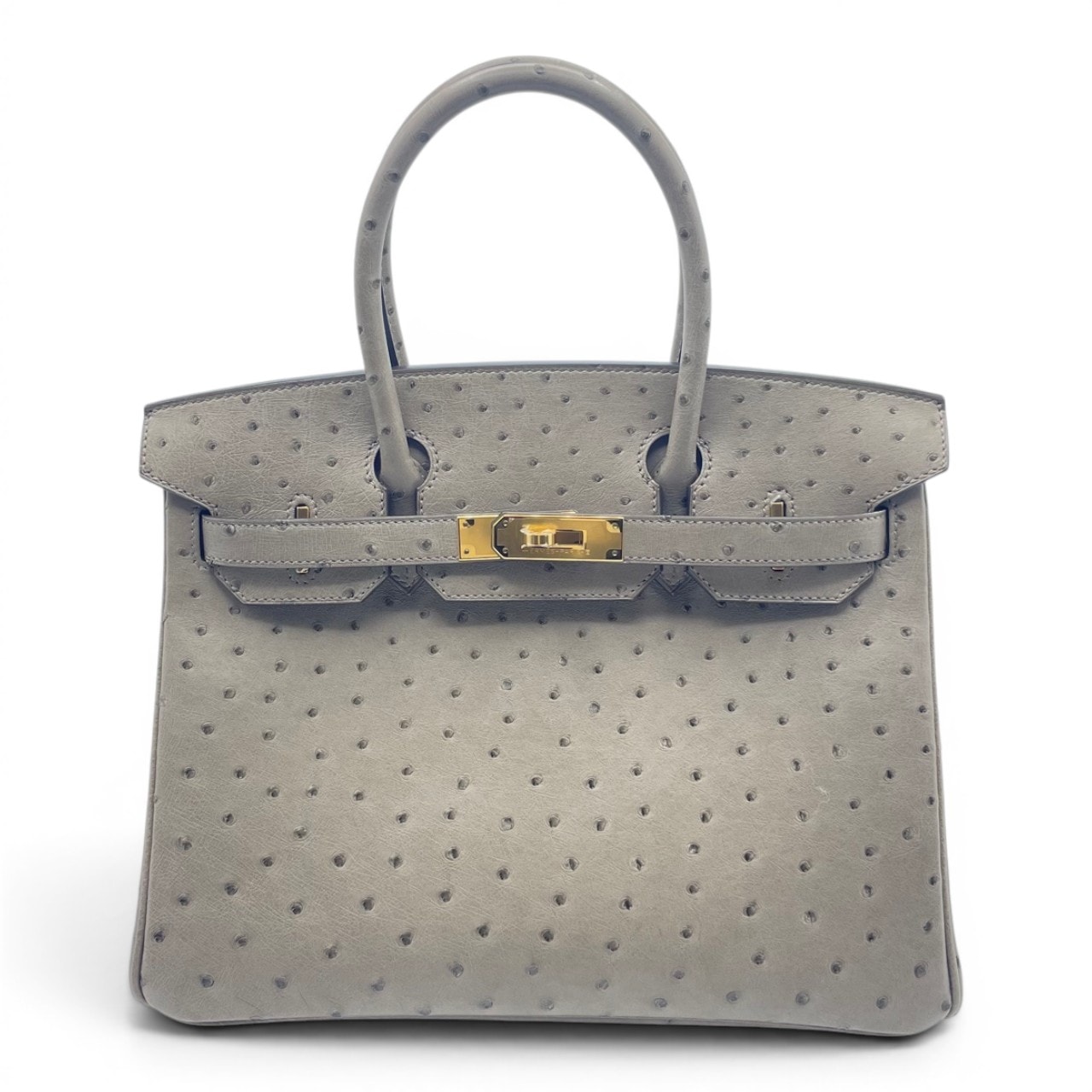 エルメス バーキン 30 ムース オーストリッチ ゴールド金具 Y刻印