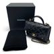 シャネル チェーンウォレット W14.6 ブラック ラムスキン ゴールド金具