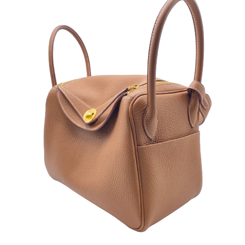 エルメス HERMES リンディ26 K刻 キャバン ゴールド金具 トリヨンクレマンス レディース ショルダーバッグ HERMES エルメス ショルダーバッグ リンディ 26 キャバン(カバン
