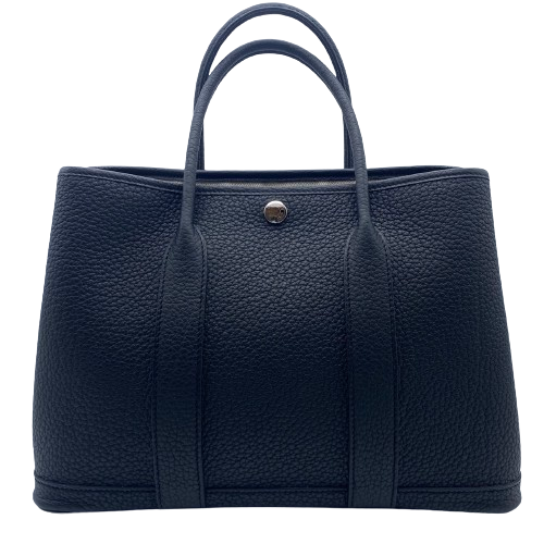 エルメス ガーデンパーティー TPM ノワール ネゴンダ シルバー金具 B刻印