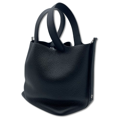 エルメス ピコタンロック MM ノワール トリヨンクレマンス シルバー金具 W刻印