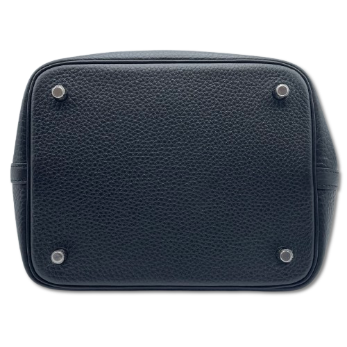 エルメス ピコタンロック MM ノワール トリヨンクレマンス シルバー金具 W刻印