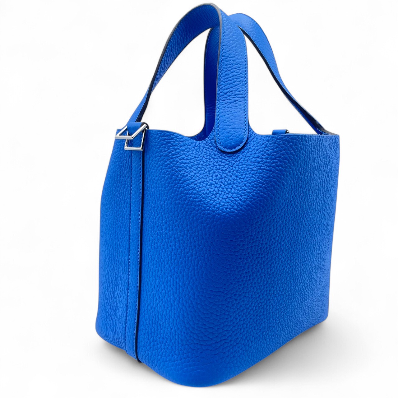 エルメス ピコタンロック PM ブルーイドラ トリヨンクレマンス シルバー金具 W刻印