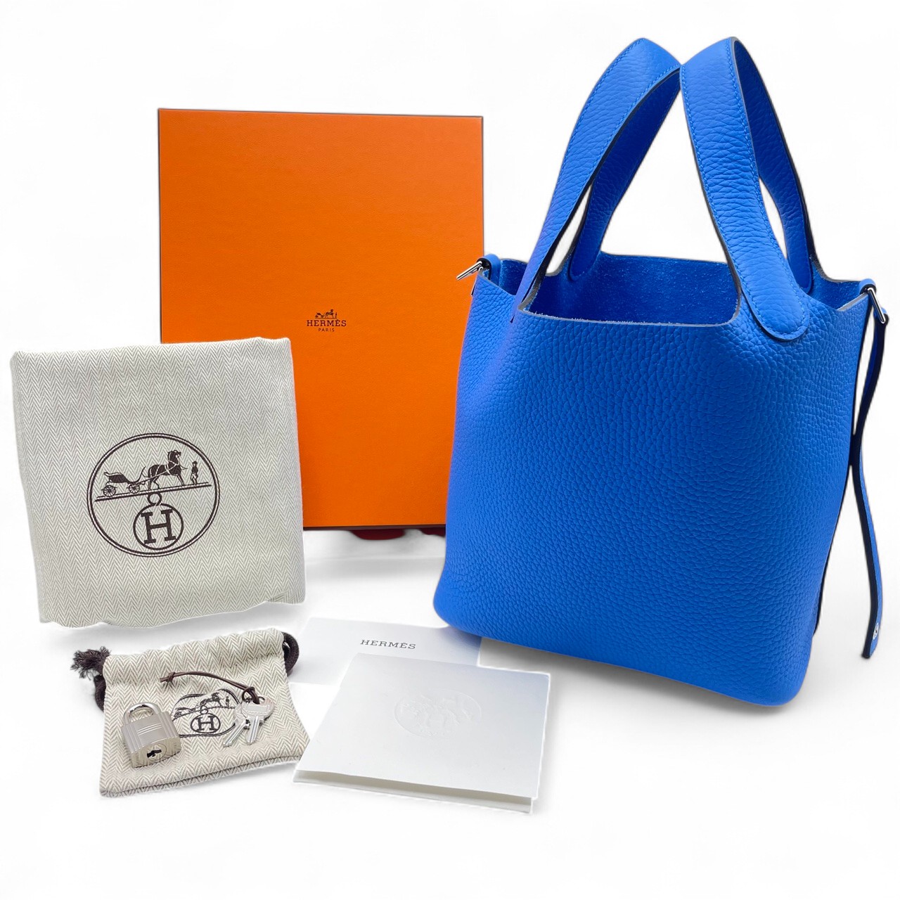 エルメス ピコタンロック PM ブルーイドラ トリヨンクレマンス