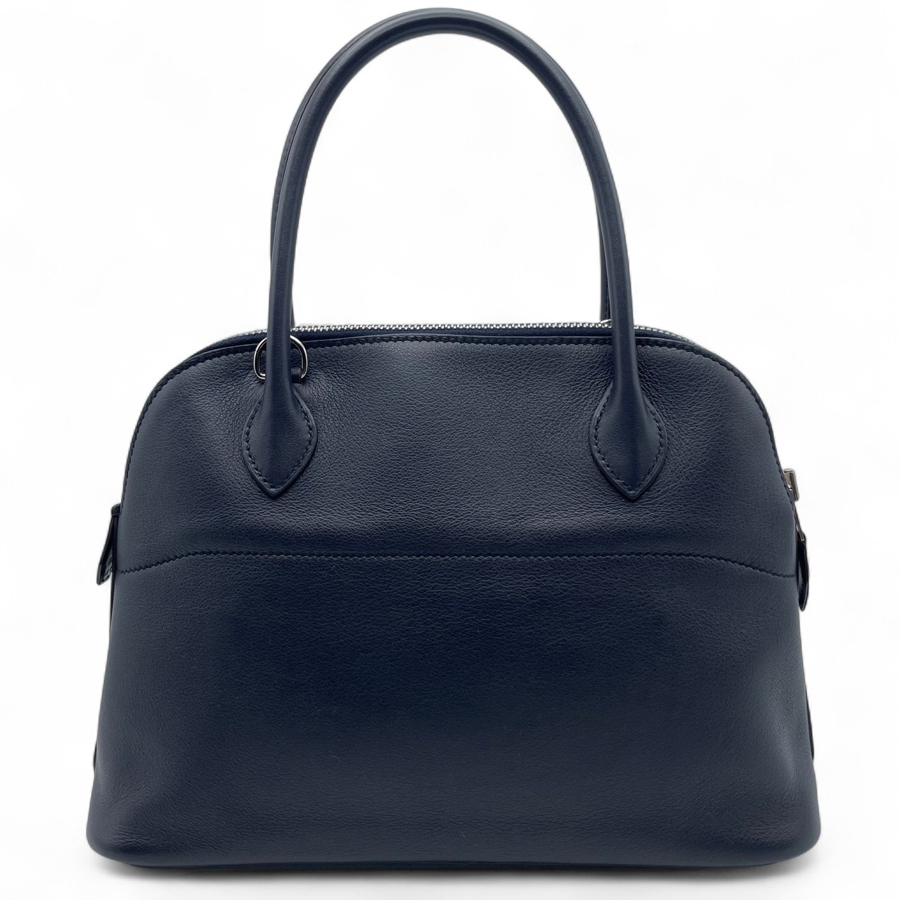 エルメス ボリード 27 ブルーインディゴ スイフト シルバー金具 A刻印