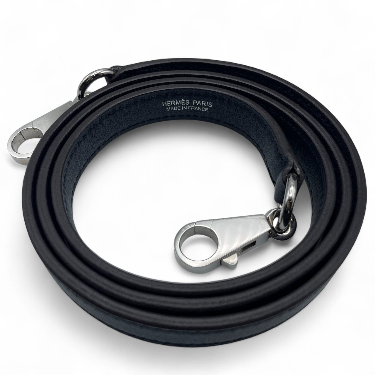 エルメス ボリード 27 ブルーインディゴ スイフト シルバー金具 A刻印