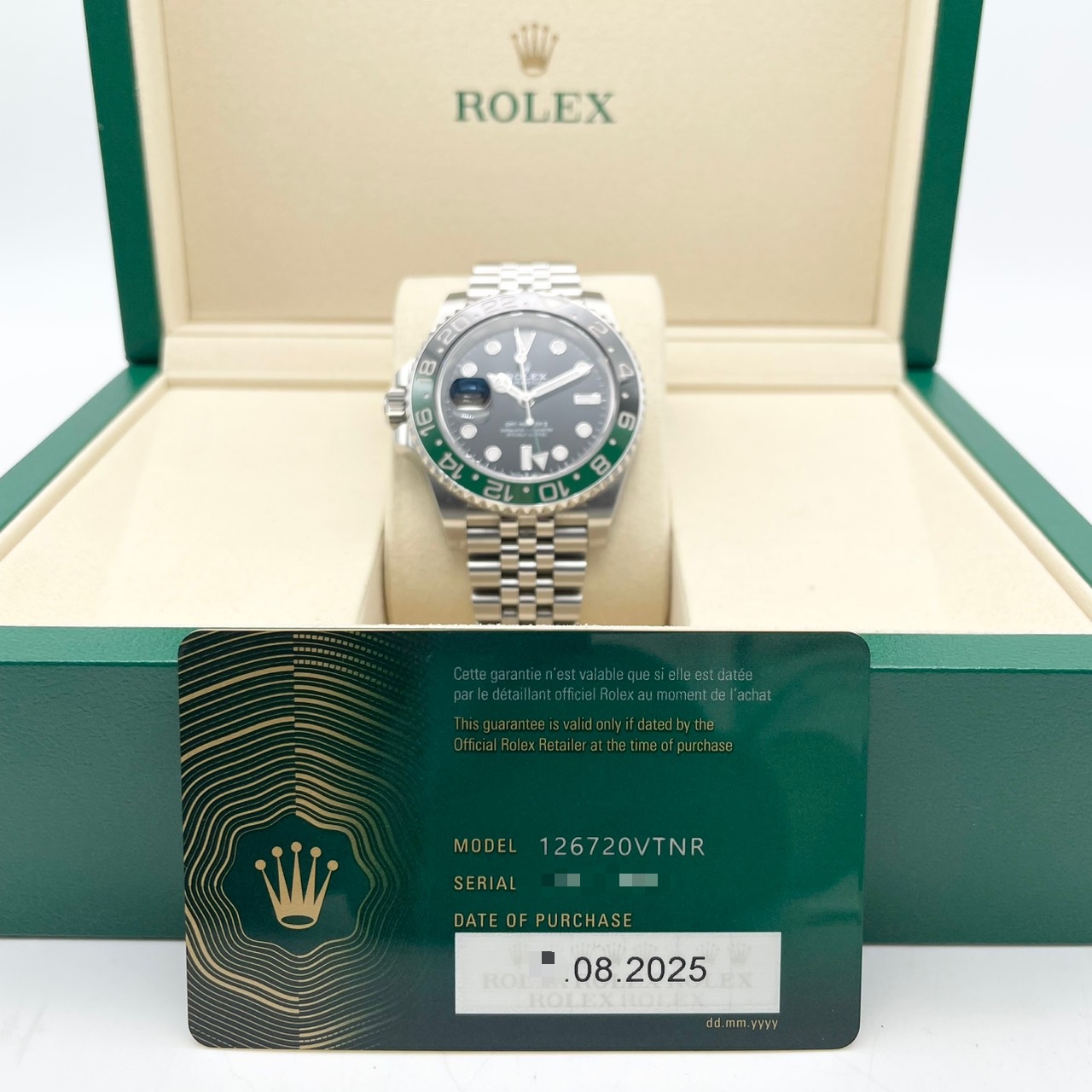 ロレックス GMTマスターII 126720VTNR ブラック ジュビリーブレス 40mm