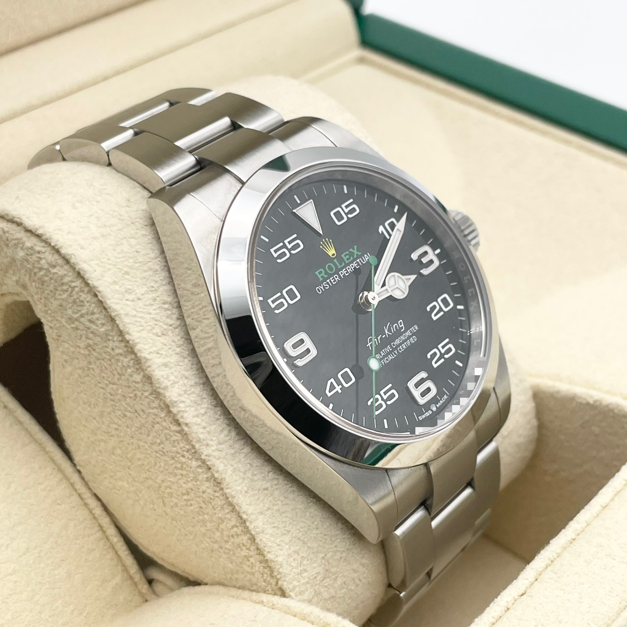 ロレックス エアキング 126900 ブラック オイスターブレス 40mm