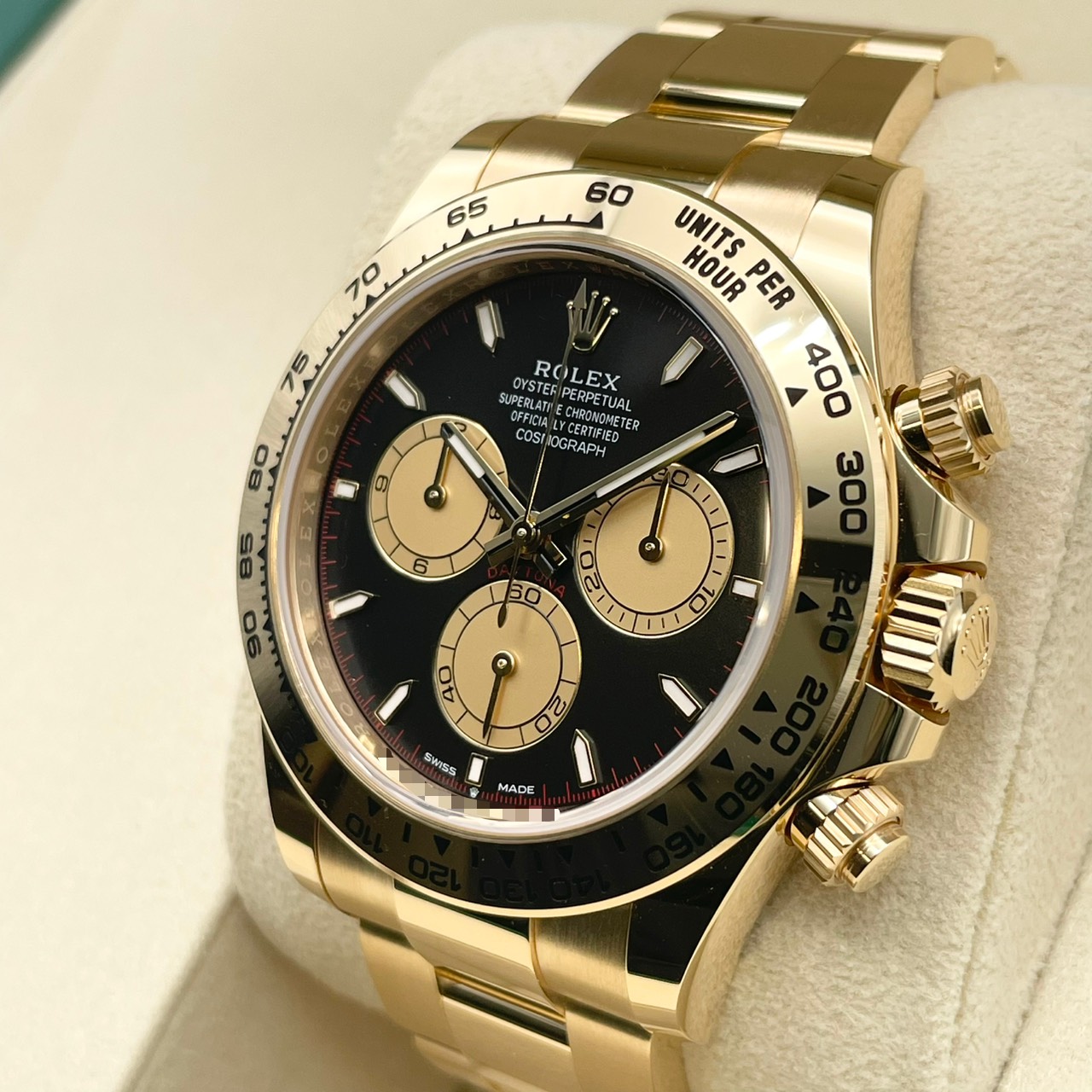 ロレックス デイトナ 126508 インテンスブラック シャンパン イエローゴールド 40mm