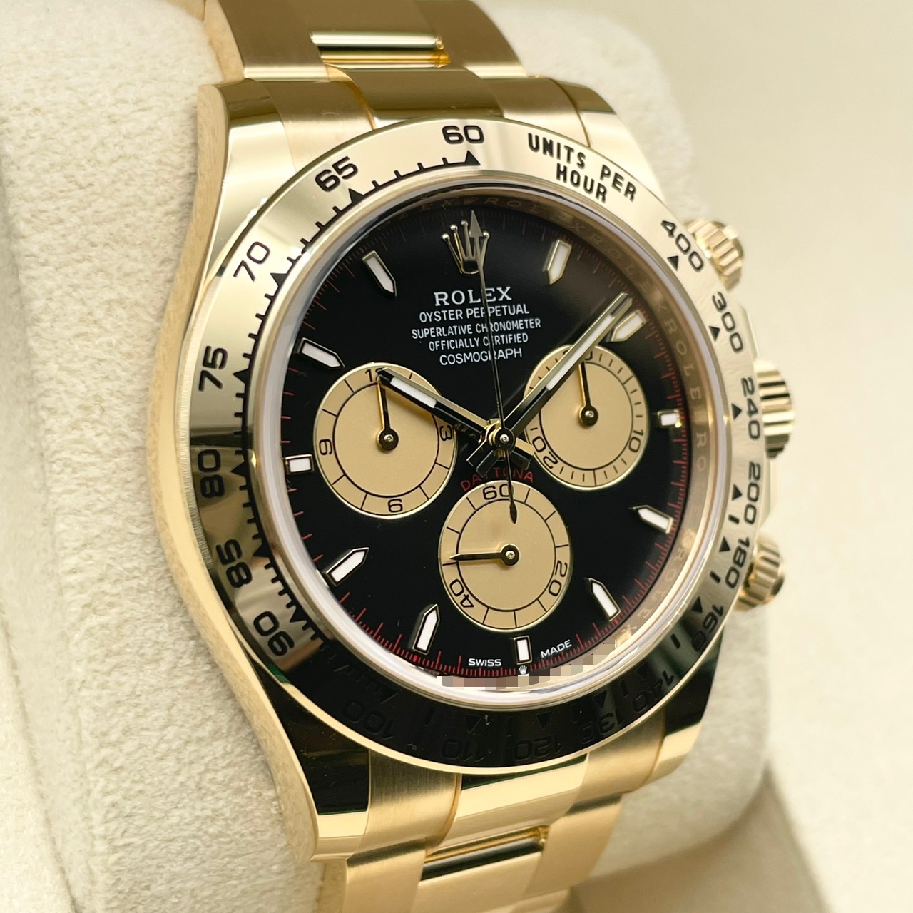 ロレックス デイトナ 126508 インテンスブラック シャンパン イエローゴールド 40mm