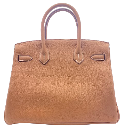 エルメス バーキン30 ゴールド トゴ シルバー金具 C刻印