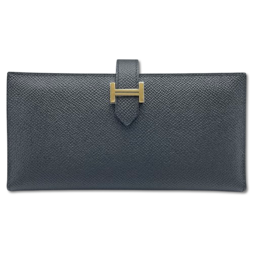 エルメス ベアンスフレ ノワール エプソン ゴールド金具 W刻印