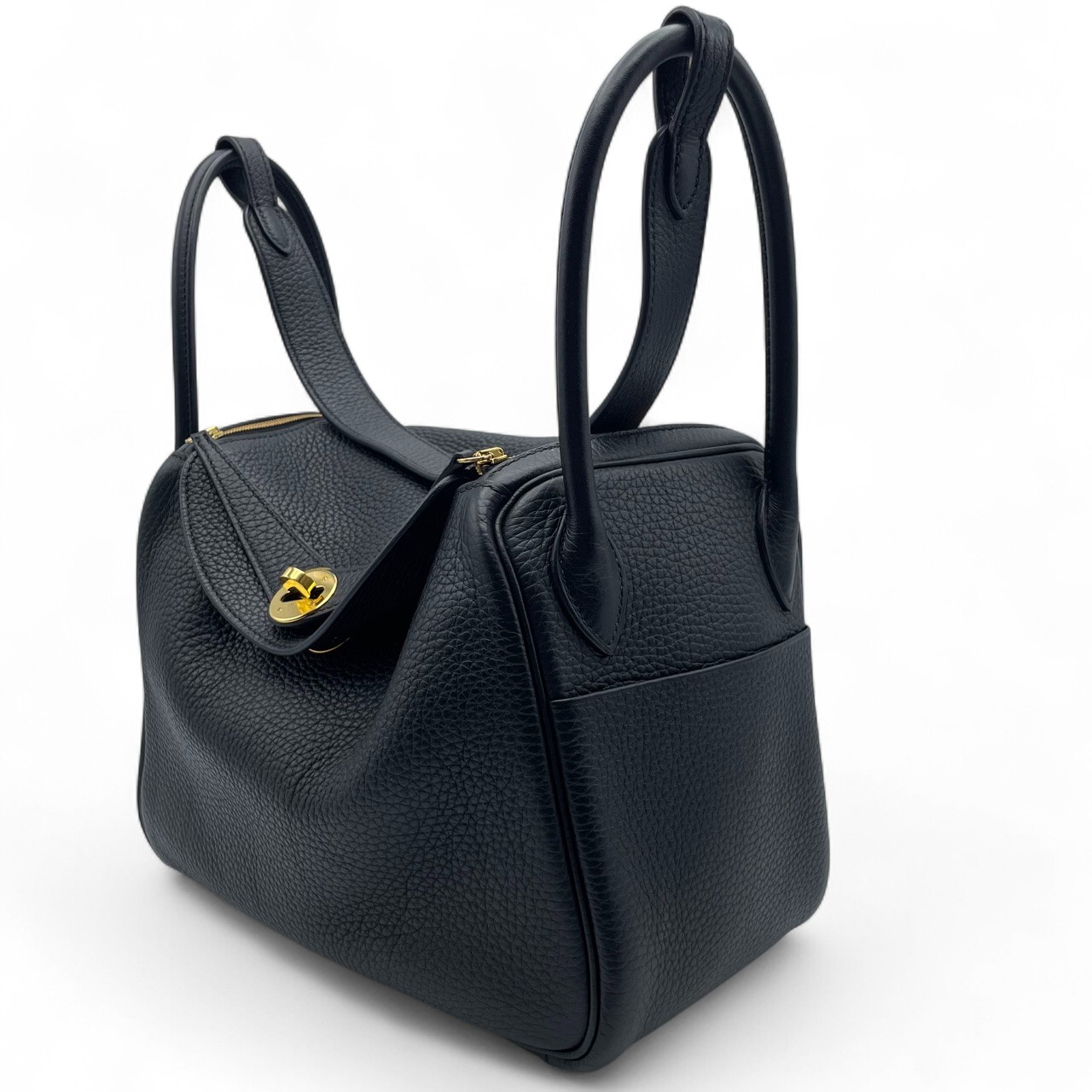 エルメス リンディ 26 ノワール トリヨンクレマンス ゴールド金具 B刻印