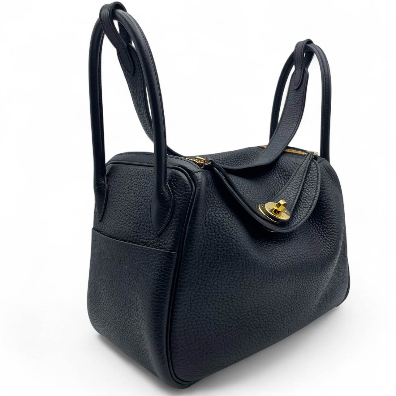 エルメス リンディ 26 ノワール トリヨンクレマンス ゴールド金具 B刻印