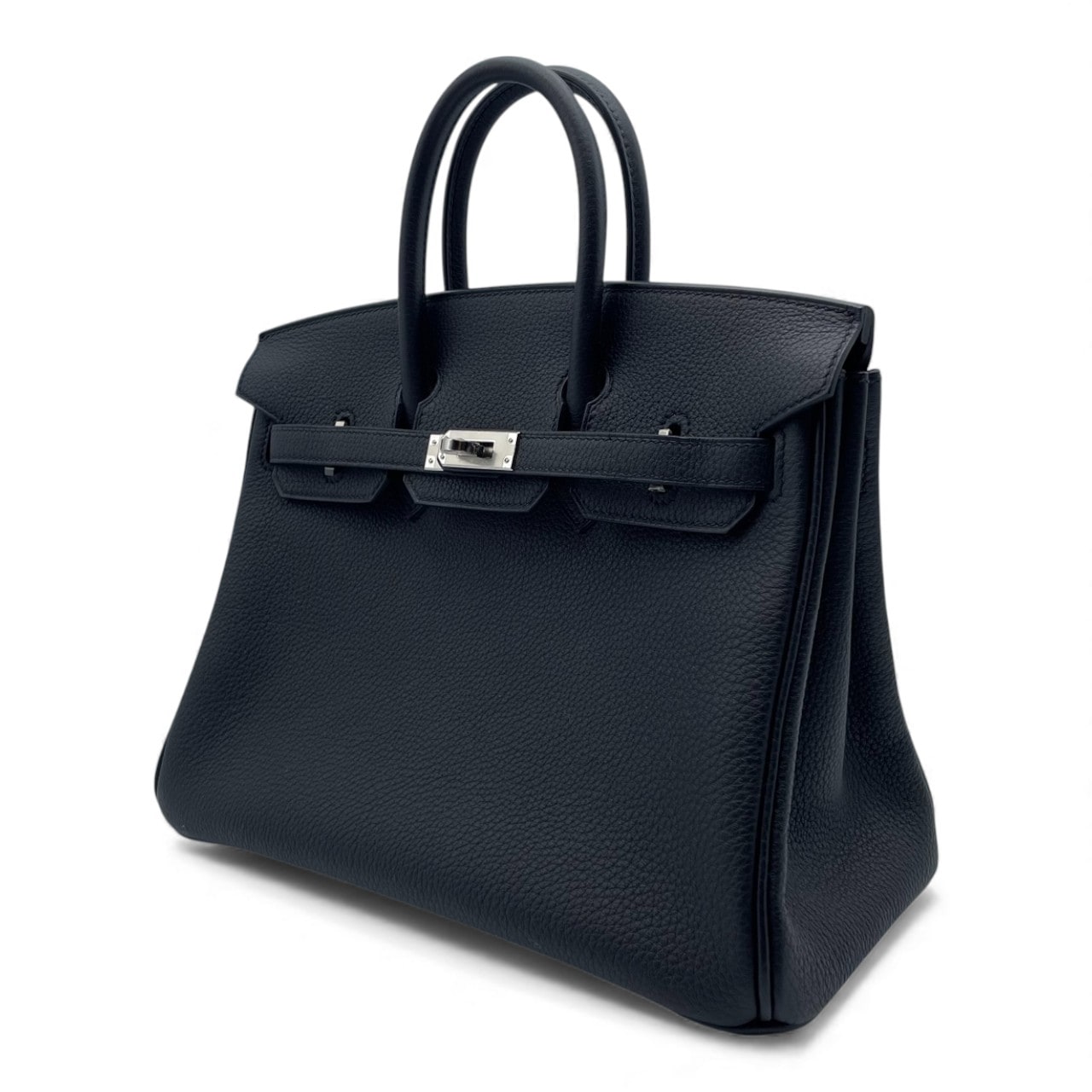 エルメス バーキン 25 ノワール トゴ シルバー金具 B刻印