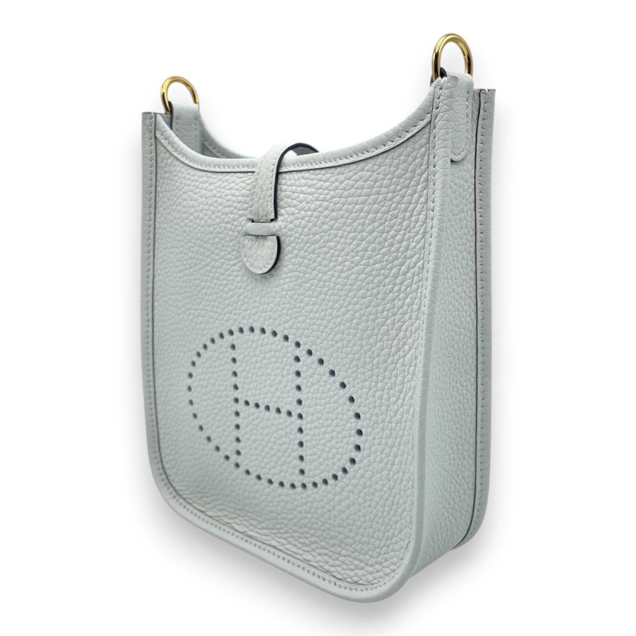 エルメス ミニエヴリン アマゾーヌ TPM ニューホワイト トリヨンクレマンス ゴールド金具 B刻印