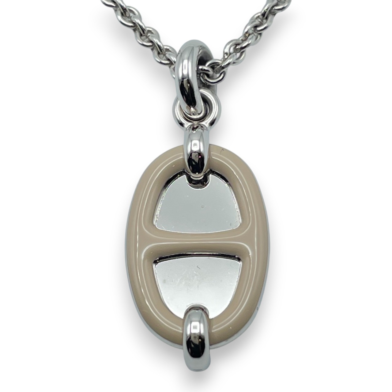 定価以下】エルメス ミニ・マイヨン ペンダント PM H100053FE55 マロン