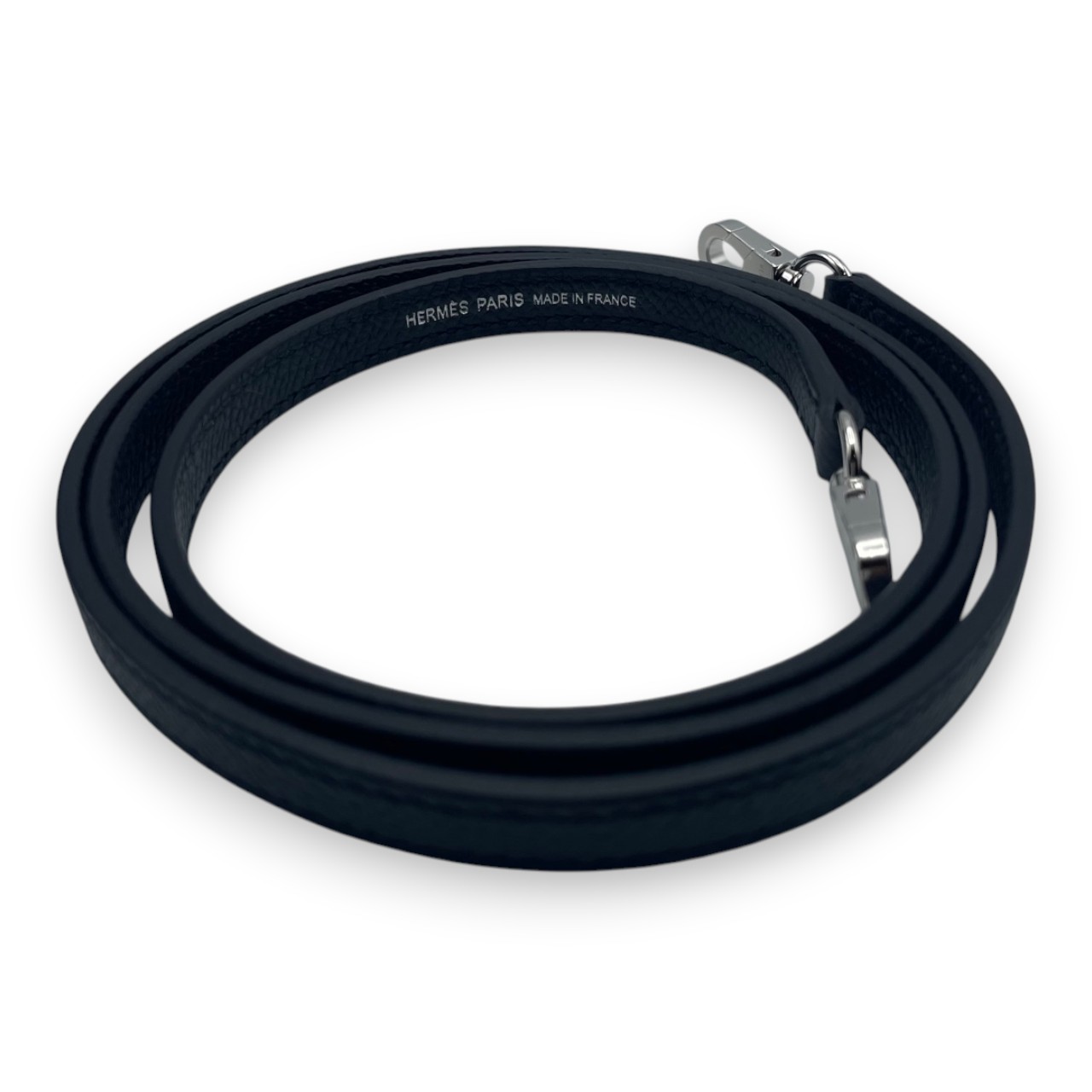 【現金特価】エルメス ミニケリー ノワール エプソン シルバー金具 K刻印