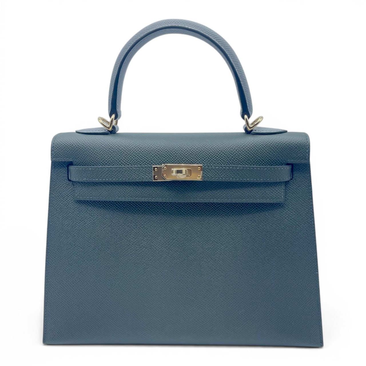 エルメス ケリー 25 トリコロール ベールマングローブ/グリパンタン/ノワール エプソン シャンパンゴールド金具 G刻印